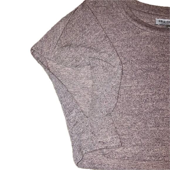 Pink crop top Fashion Nova Netflix and chill set - Picture 6 of 6